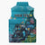 Personalized Scuba Diving Sleeveless Puffer Jacket Explore The Depths Discover Yourself - Wonder Print Shop