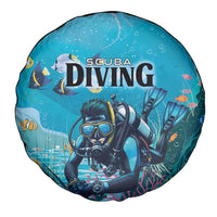 Scuba Diving Spare Tire Cover Explore The Depths Discover Yourself - Wonder Print Shop