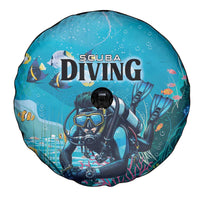 Scuba Diving Spare Tire Cover Explore The Depths Discover Yourself - Wonder Print Shop