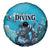 Scuba Diving Spare Tire Cover Explore The Depths Discover Yourself - Wonder Print Shop