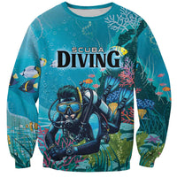 Personalized Scuba Diving Sweatshirt Explore The Depths Discover Yourself - Wonder Print Shop