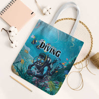 Scuba Diving Tote Bag Explore The Depths Discover Yourself - Wonder Print Shop