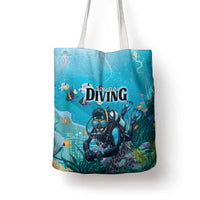 Scuba Diving Tote Bag Explore The Depths Discover Yourself - Wonder Print Shop