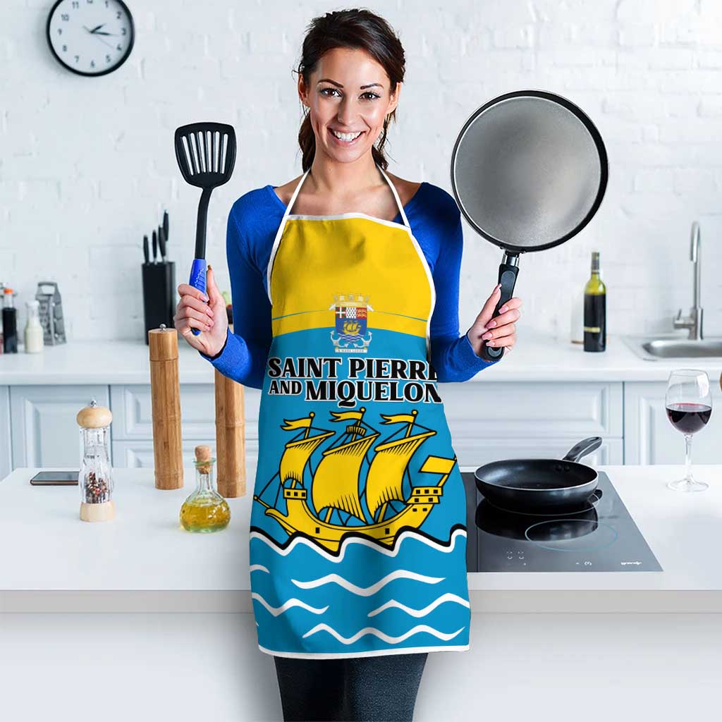 Saint Pierre and Miquelon Apron A Mare Labor - Wonder Print Shop