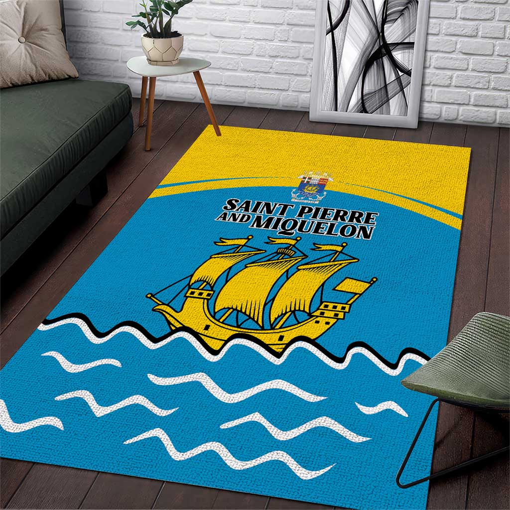 Saint Pierre and Miquelon Area Rug A Mare Labor - Wonder Print Shop