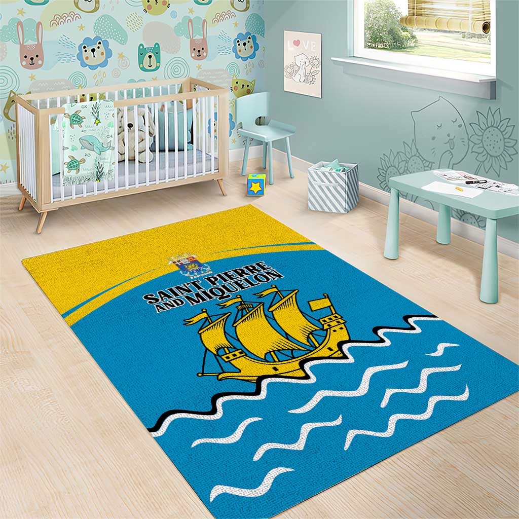 Saint Pierre and Miquelon Area Rug A Mare Labor - Wonder Print Shop