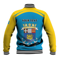 Personalized Saint Pierre and Miquelon Baseball Jacket A Mare Labor - Wonder Print Shop