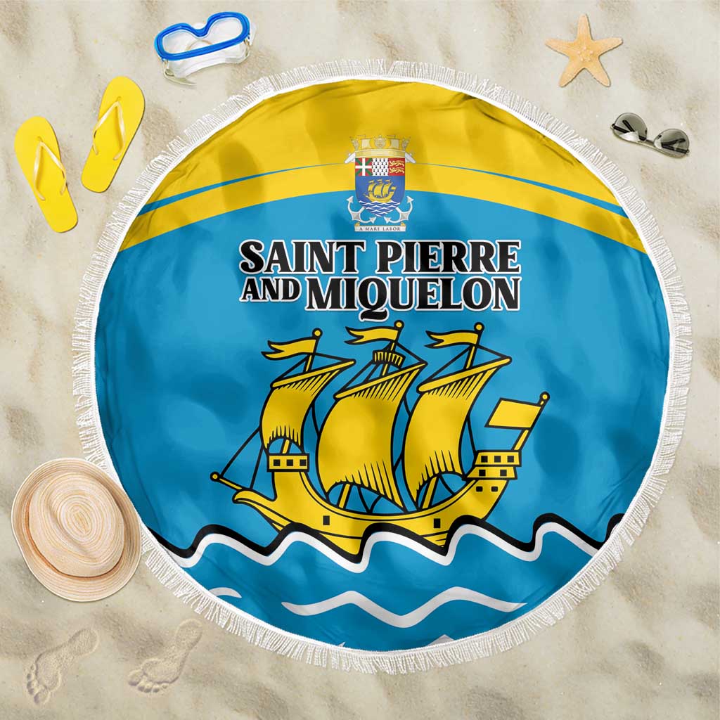 Saint Pierre and Miquelon Beach Blanket A Mare Labor - Wonder Print Shop