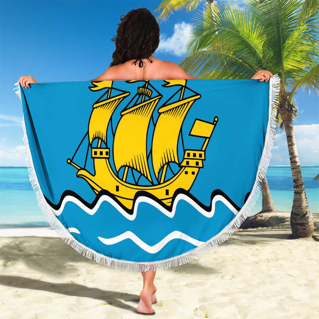 Saint Pierre and Miquelon Beach Blanket A Mare Labor - Wonder Print Shop