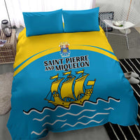 Saint Pierre and Miquelon Bedding Set A Mare Labor - Wonder Print Shop