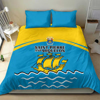 Saint Pierre and Miquelon Bedding Set A Mare Labor - Wonder Print Shop