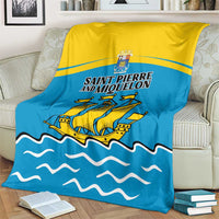 Saint Pierre and Miquelon Blanket A Mare Labor - Wonder Print Shop