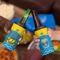 Personalized Saint Pierre and Miquelon 4 in 1 Can Cooler Tumbler A Mare Labor - Wonder Print Shop