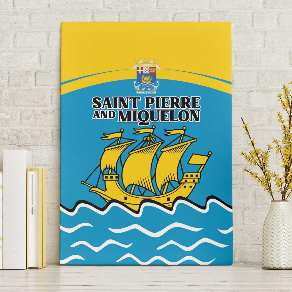 Saint Pierre and Miquelon Canvas Wall Art A Mare Labor - Wonder Print Shop