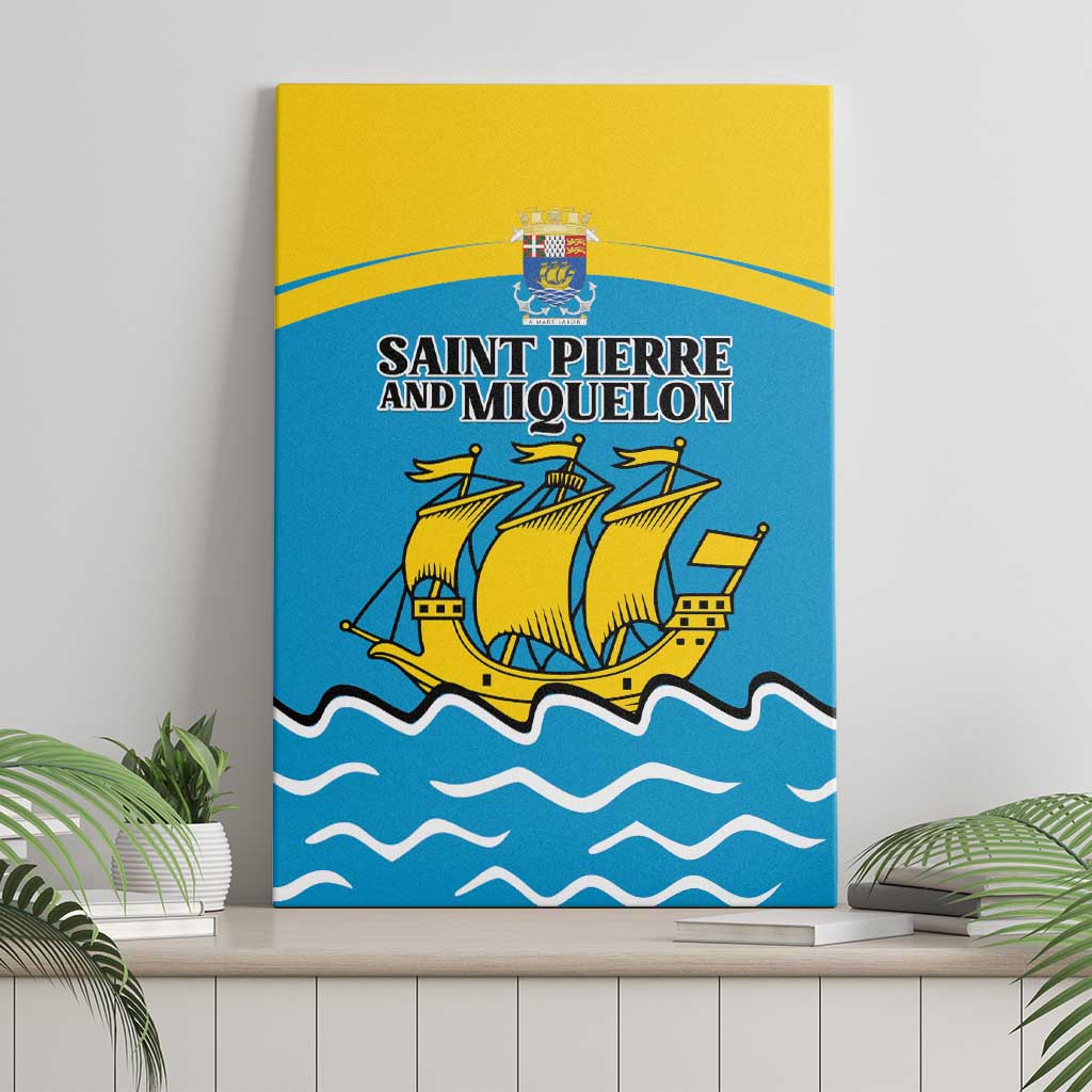 Saint Pierre and Miquelon Canvas Wall Art A Mare Labor - Wonder Print Shop