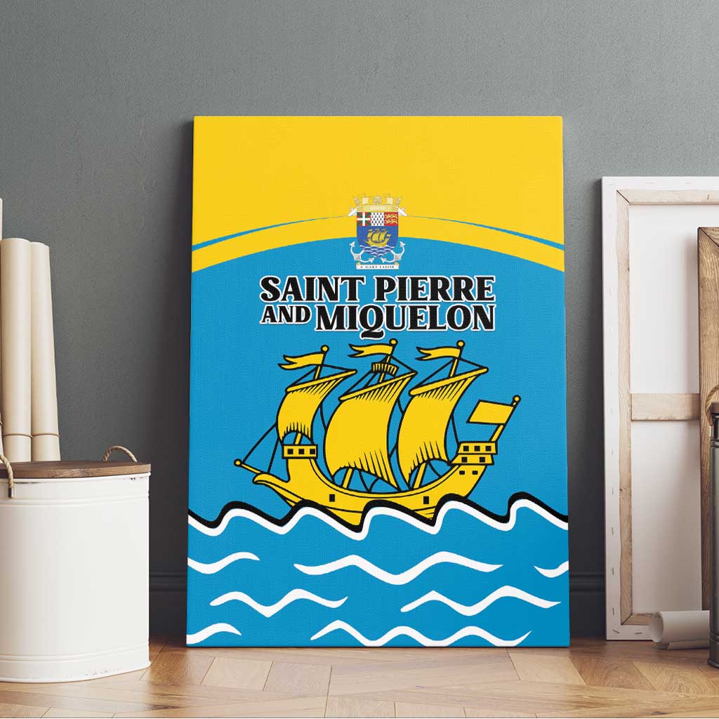 Saint Pierre and Miquelon Canvas Wall Art A Mare Labor - Wonder Print Shop
