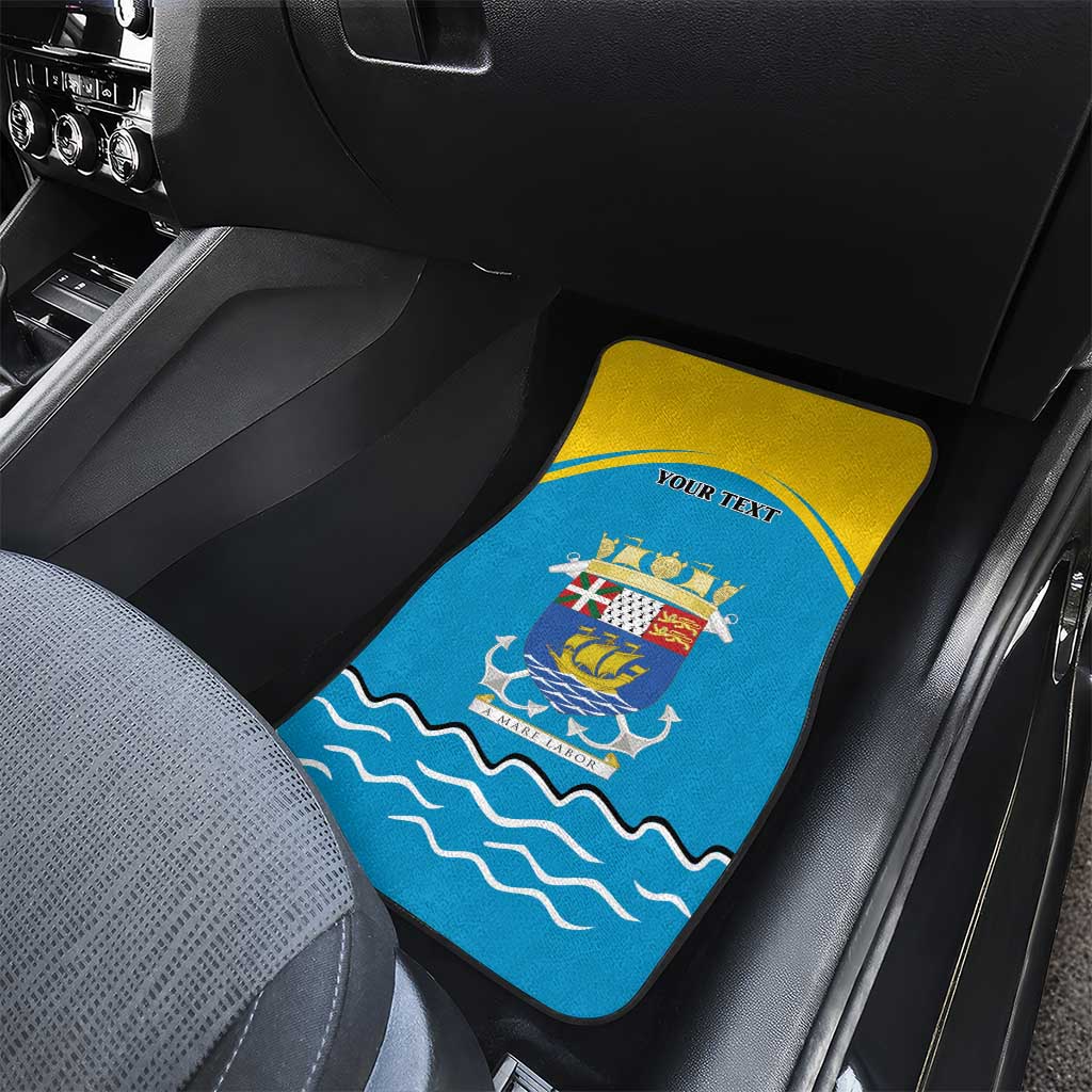 Saint Pierre and Miquelon Car Mats A Mare Labor - Wonder Print Shop