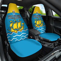 Saint Pierre and Miquelon Car Seat Cover A Mare Labor - Wonder Print Shop
