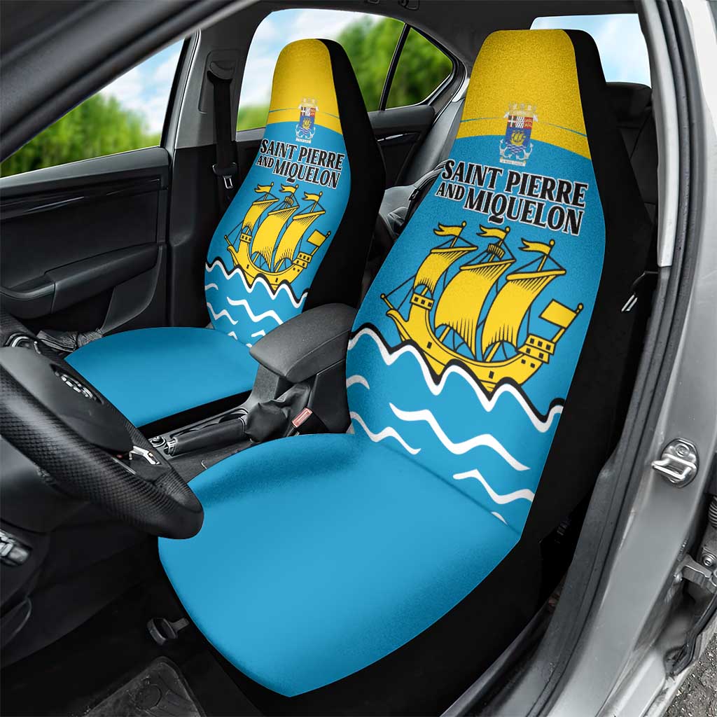 Saint Pierre and Miquelon Car Seat Cover A Mare Labor - Wonder Print Shop