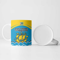 Personalized Saint Pierre and Miquelon Ceramic Mug A Mare Labor - Wonder Print Shop