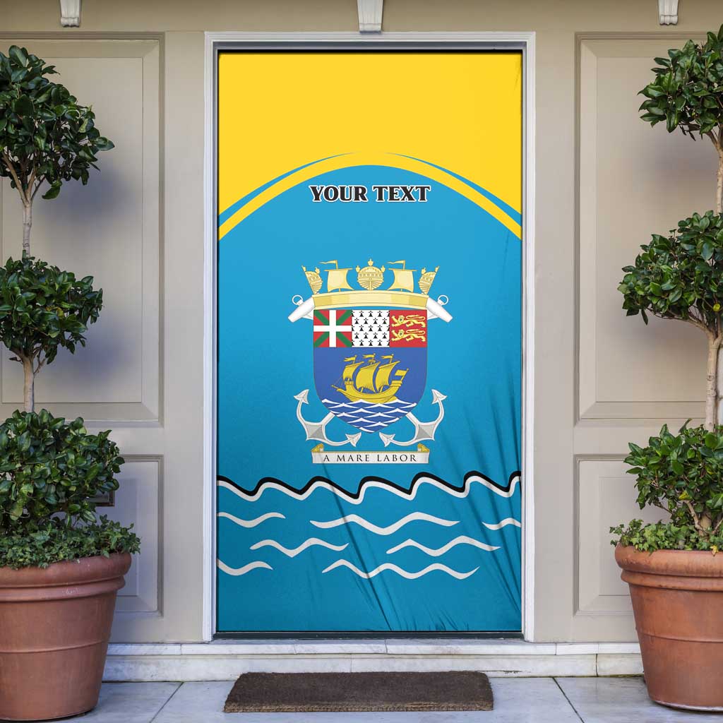 Saint Pierre and Miquelon Door Cover A Mare Labor - Wonder Print Shop