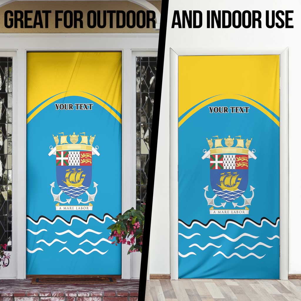 Saint Pierre and Miquelon Door Cover A Mare Labor - Wonder Print Shop