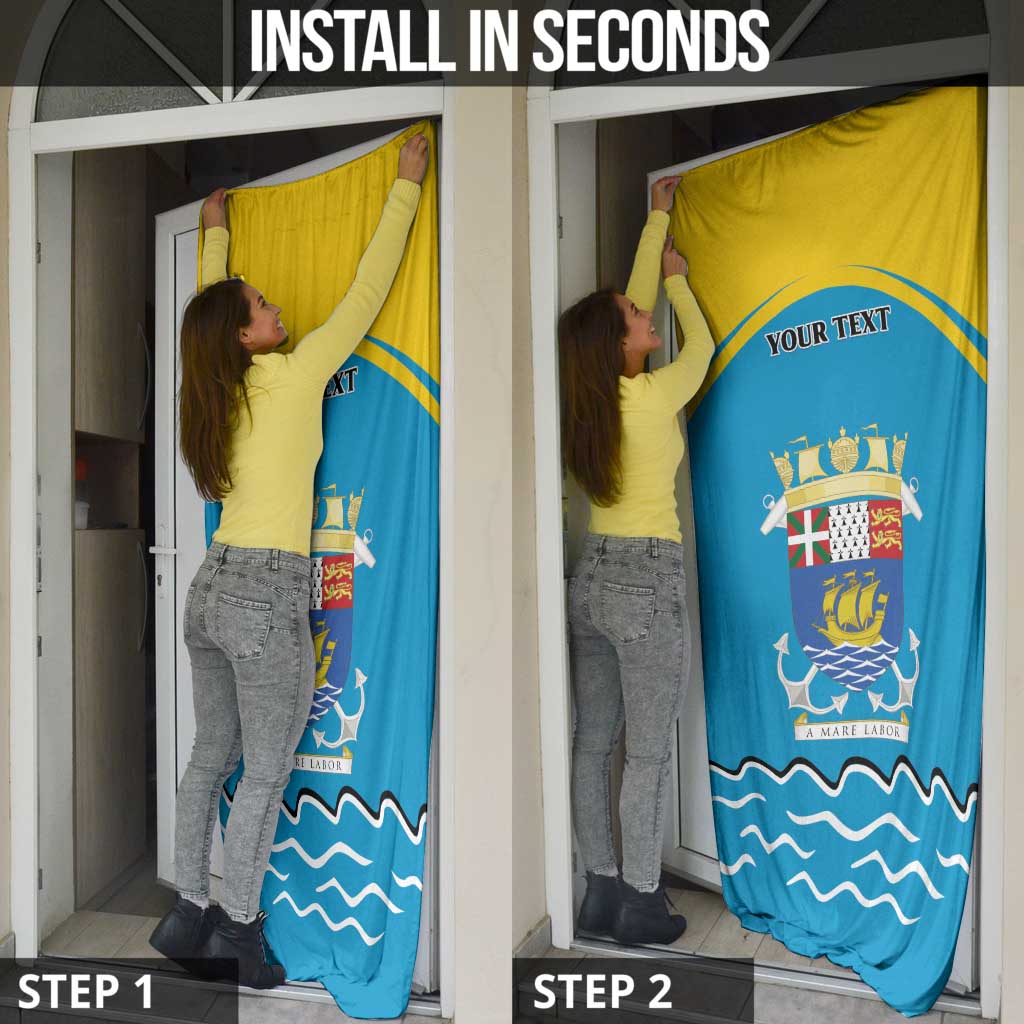 Saint Pierre and Miquelon Door Cover A Mare Labor - Wonder Print Shop