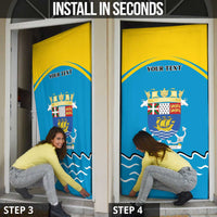 Saint Pierre and Miquelon Door Cover A Mare Labor - Wonder Print Shop