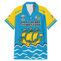 Personalized Saint Pierre and Miquelon Family Matching Mermaid Dress and Hawaiian Shirt A Mare Labor - Wonder Print Shop
