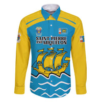 Personalized Saint Pierre and Miquelon Family Matching Puletasi and Hawaiian Shirt A Mare Labor - Wonder Print Shop