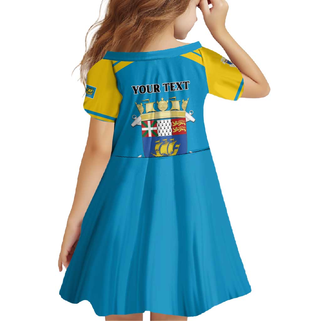 Personalized Saint Pierre and Miquelon Family Matching Tank Maxi Dress and Hawaiian Shirt A Mare Labor - Wonder Print Shop