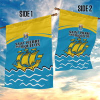Saint Pierre and Miquelon Garden Flag A Mare Labor - Wonder Print Shop