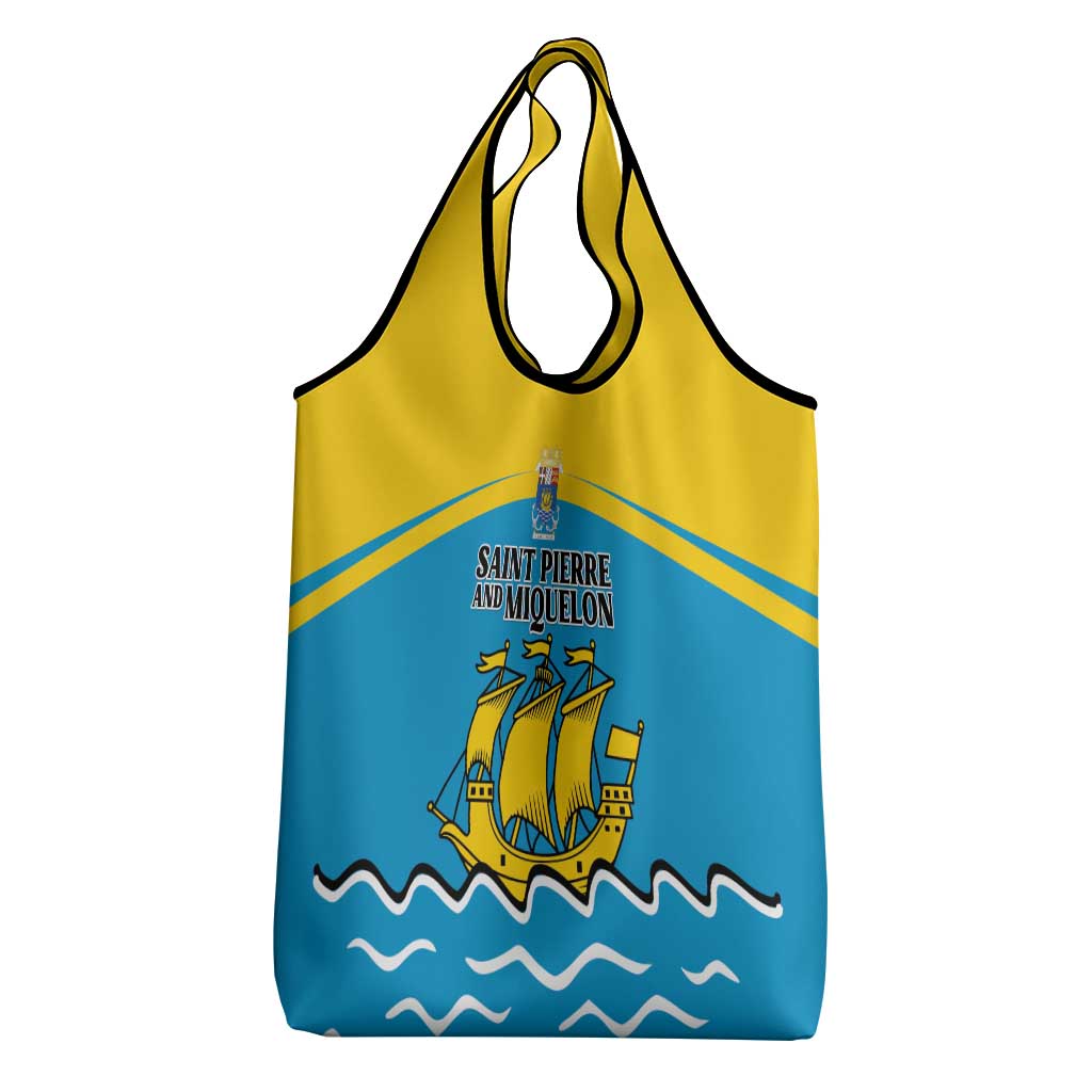 Saint Pierre and Miquelon Grocery Bag A Mare Labor - Wonder Print Shop