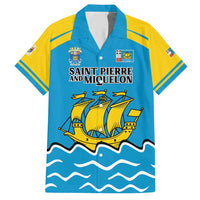 Personalized Saint Pierre and Miquelon Hawaiian Shirt A Mare Labor - Wonder Print Shop