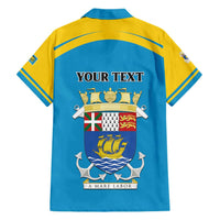 Personalized Saint Pierre and Miquelon Hawaiian Shirt A Mare Labor - Wonder Print Shop