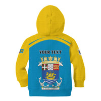 Personalized Saint Pierre and Miquelon Kid Hoodie A Mare Labor - Wonder Print Shop