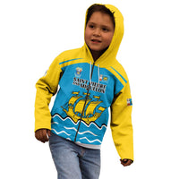 Personalized Saint Pierre and Miquelon Kid Hoodie A Mare Labor - Wonder Print Shop