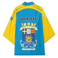 Personalized Saint Pierre and Miquelon Kimono A Mare Labor - Wonder Print Shop