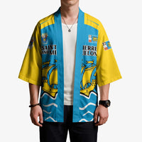 Personalized Saint Pierre and Miquelon Kimono A Mare Labor - Wonder Print Shop