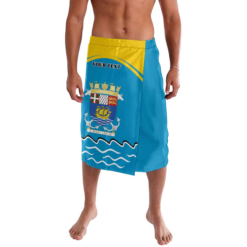 Personalized Saint Pierre and Miquelon Lavalava A Mare Labor - Wonder Print Shop