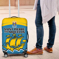 Saint Pierre and Miquelon Luggage Cover A Mare Labor - Wonder Print Shop