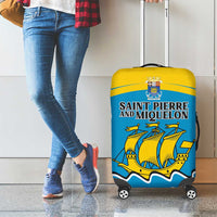 Saint Pierre and Miquelon Luggage Cover A Mare Labor - Wonder Print Shop