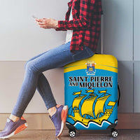 Saint Pierre and Miquelon Luggage Cover A Mare Labor - Wonder Print Shop