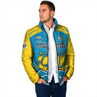 Personalized Saint Pierre and Miquelon Padded Jacket A Mare Labor - Wonder Print Shop