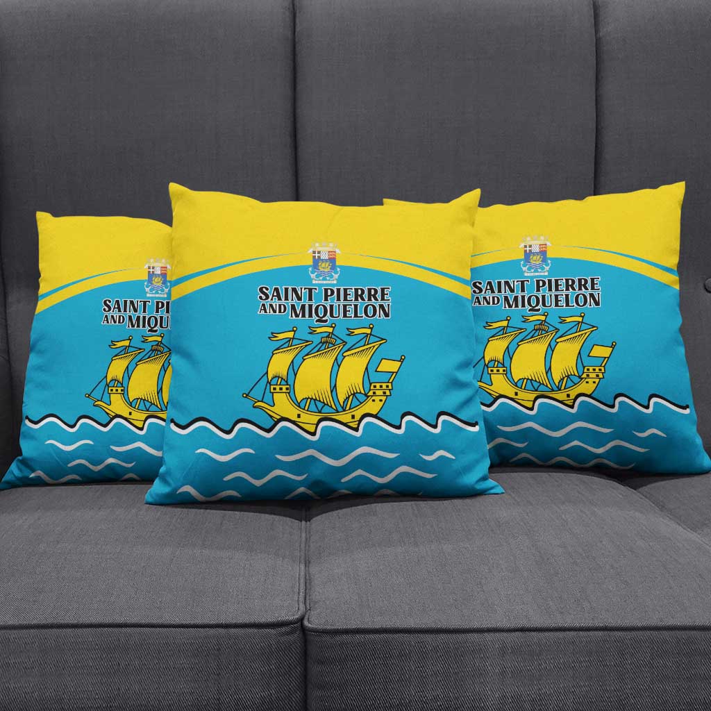 Saint Pierre and Miquelon Pillow Cover A Mare Labor - Wonder Print Shop