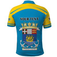 Personalized Saint Pierre and Miquelon Polo Shirt A Mare Labor - Wonder Print Shop