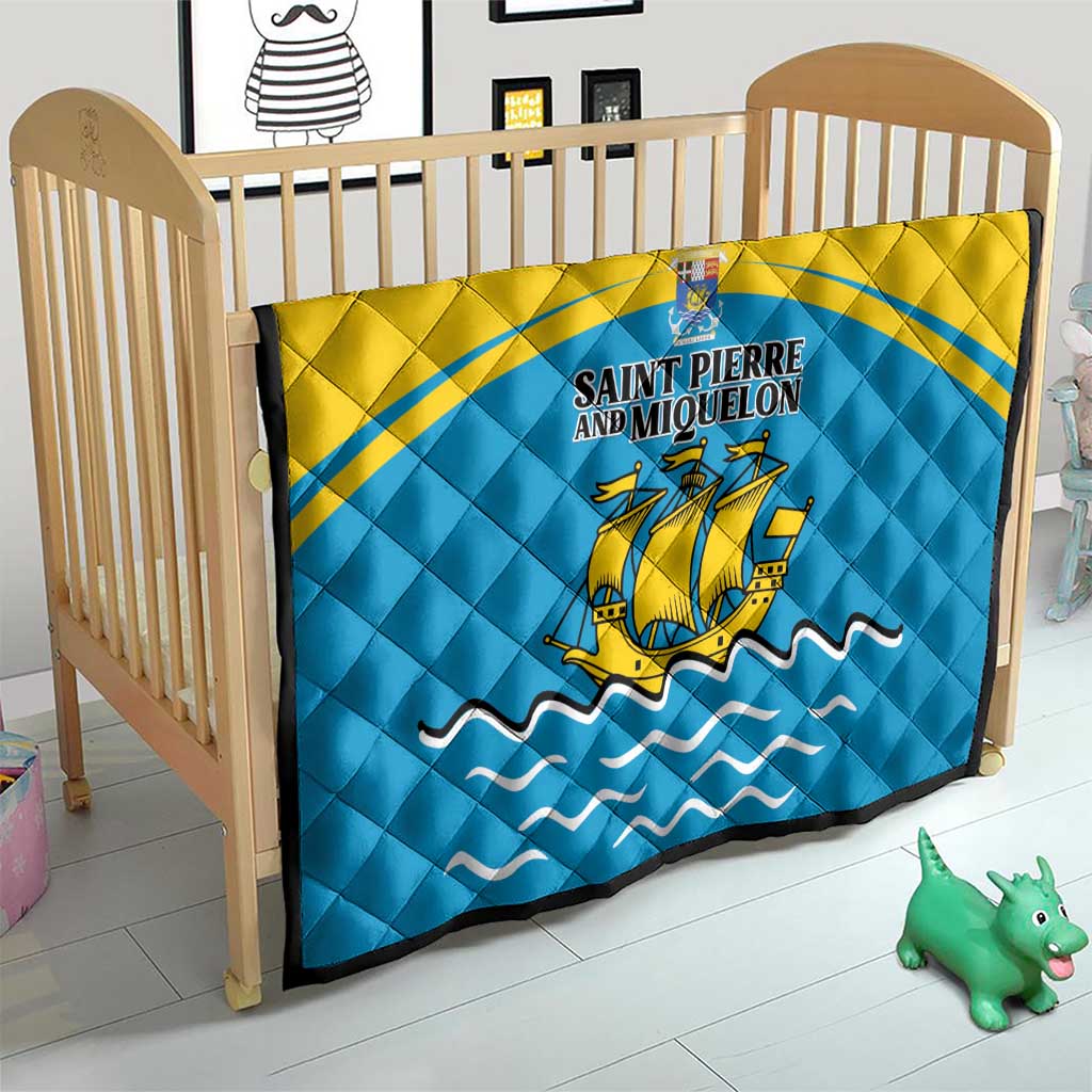 Saint Pierre and Miquelon Quilt A Mare Labor - Wonder Print Shop