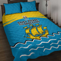 Saint Pierre and Miquelon Quilt Bed Set A Mare Labor - Wonder Print Shop