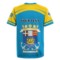Personalized Saint Pierre and Miquelon Rugby Jersey A Mare Labor - Wonder Print Shop