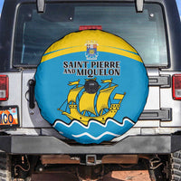 Saint Pierre and Miquelon Spare Tire Cover A Mare Labor - Wonder Print Shop
